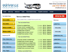 Tablet Screenshot of edriver.cz